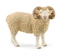 SCHLEICH 13937 Ram Farm World Toy Figure, Realistic Animal Figurine for Kids Ages 3-8