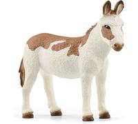 SCHLEICH 13961 American Spotted Donkey, from 3 years FARM WORLD - Figurine, 8 x 2 x 7 cm
