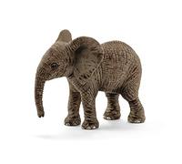 SCHLEICH 14763 African baby elephant Wild Life Toy Figurine for children aged 3-8 Years , Brown