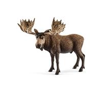 Schleich Wild Life Moose Bull Toy Figure