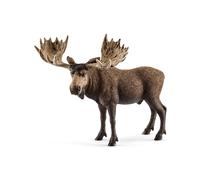 Schleich Wild Life Moose Bull Toy Figure
