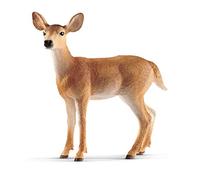 schleich 14819 Weißwedelkuh, ab 3 Jahren, WILD LIFE - Spielfigur, 9 x 4 x 9 cm