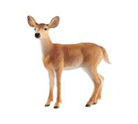 Schleich 14819 White tailed doe Wild Life Toy Figurine for children aged 3-8 Years
