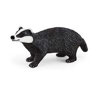 Schleich Wild Life, North American Woodland Wild Animal Toys for Kids, Badger Toy Figurine