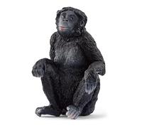 schleich 14875 WILD LIFE Bonobo Female Figurine for ages 3+, Black