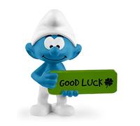 SCHLEICH 20829 Good luck Smurf Pre School Smurfs Toy Figurine for children aged 3+