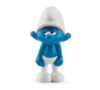 Schleich Smurfs, Collectible Retro Cartoon Toys for Boys and Girls, Grouchy Smurf Figurine, Ages 3+