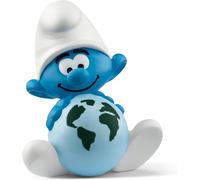 schleich 20844 Sustainability Smurf, From 3 Years The Smurfs - Figurine, 4 X 4 X 5 cm, Blue
