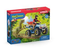 Schleich Toy Dinosaurs Quad Escape from Velociraptor Multicolor 4-12 Years