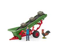 SCHLEICH 42377 "Farm Life Hay Conveyor with Farmer Playset