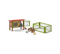 Schleich 42420 Rabbit Hutch FARM WORLD Rabbit play set toy Rabbits bunny pets