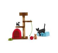 SCHLEICH Farm World Playtime for Cute Cats Toy Playset - 42501 - Multi-colour
