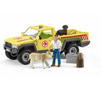 Schleich 42503 Veterinary visit at the FARM WORLD vet farming toy 4x4 vehicle
