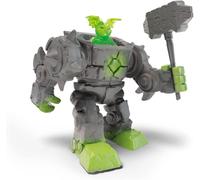 SCHLEICH 42547 Toy Figure - Eldrador Mini Creatures Stone Robot (Eldrador Creat