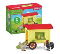 SCHLEICH 42572 Mobile Chicken Coop, from 3 years, FARM WORLD - Playset, 5 pieces