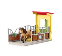 Schleich 42609 Pony Box with Icelandic Pony Horses play set Farm World toy toys