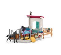 Schleich 42611 Horse stall with mare & foal Horses playset Horse Club toy pony