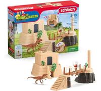 Schleich 42657 Dino Temple Small, ages 5 and up, Dinosaurs play set, 124 pieces