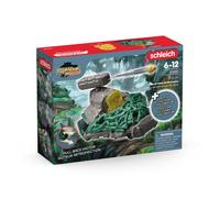 SCHLEICH 42666 Jungle Jet Vehicle with Mini Creature, from 7 years, ELDRADOR CREATURES - Playset, 15 pieces