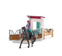 Schleich 42709 Horse stall with Lisa & Storm Horses playset Horse Club Toy Pony