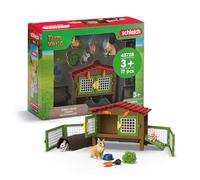 Schleich 42728 Rabbit Hutch FARM WORLD Rabbit play set toy Rabbits bunny pets