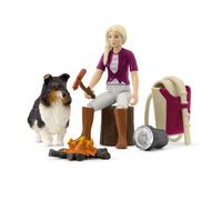 Schleich 42749 Barbecue area with Sofia Friends & Family BBQ with Sofia dog dogs
