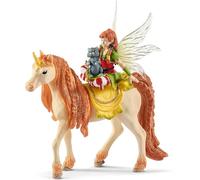 SCHLEICH 70567 bayala Fairy Marween Doll with Glitter Unicorn Figurine 3pc. Playset - Featuring Magical Marween Figure for Fun and Imaginative Gifts for Girls and Boys Age 5-12