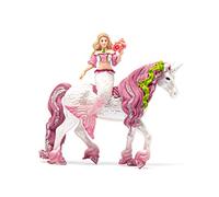 SCHLEICH BAYALA 70593 Meerjungfrau Feya und Unterwasser Einhorn - 3-Teiliges Spielset - Glitzer Nixe und Einhorn - Bewegliche Figuren mit Zubehör - Figuren Einhorn Spielzeug ab 5 Jahren