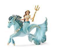 Schleich Mermaid Eyela on Underwater Horse Figure - 70594