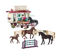 SCHLEICH 72141 Secret training at the caravan Horse Club Toy Playset for children aged 5-12 Years