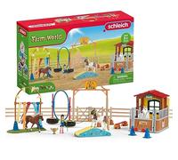 Schleich Farm World Agility at The Horse Stable Playset