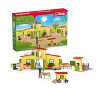 schleich 72224 Large Farm with Pony Box and Chicken Coop, Farm World toys for children from 3 years