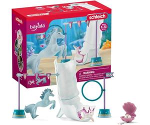 Schleich Bayala - 19Pc Magical Underwater Tournament - Kids Ages 5+ | 42575 | Unicorn Figurine, Fantasy Toy for Girls 5+, Magical Collectible, Screen-Free Imaginative Pretend Play, Fairy Animal Figure