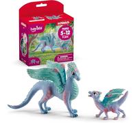 Schleich Bayala Flower Dragon And Baby 70592 Figure Multicolor Kids
