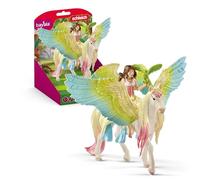 Schleich Bayala - 3Pc Fairy Surah With Glitter Pegasus - Kids 5+ | 70566 | Unicorn Figurine, Fantasy Toy for Girls 5+, Magical Collectible, Screen-Free Imaginative Pretend Play, Fairy Animal Figure