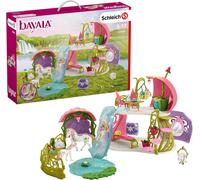 Schleich bayala 42445 Glittering flower house with unicorns, lake and stable