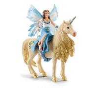SCHLEICH Bayala Mermaid Eyela Doll with Golden Unicorn 4pc. Figurine Playset - Featuring Bold and Glitter Details, Highly Durable and Fun Imaginative Toy for Boys and Girls, Gift for Kids Ages 5+