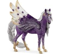 schleich Bayala - 7” Star Pegasus Figurine with Starry Wings - Magical Winged Horse Toy with Glitter Body - Celestial Mare Fantasy Collectible for Screen-Free Play - Kids Ages 5+ | 70579