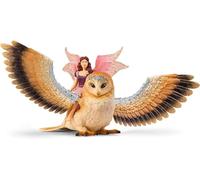 Schleich 70789 BAYALA Fairy in Flight on Glam-Owl fairies toy Owl OWLS fantasy