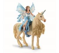 SCHLEICH 42508n Eyela riding on golden unicorn bayala Toy Figurine for children aged 5-12 Years