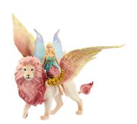 Schleich 70714 Fairyflightwinged Lion Toy Golden