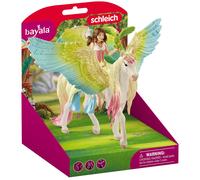 Schleich Bayala 70566 Fairy Surah with Glitter Pegasus, Multicolor, 16 x 15 x 18 cm