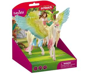 Schleich Bayala Fairy Surah with Glitter Pegasus Magical Fantasy Figure 70566