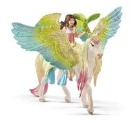 Schleich Bayala Fairy Surah with Glitter Pegasus Toy Figure (70566)