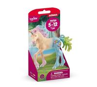 SCHLEICH bayala, Unicorn Toys for Girls and Boys, Marshmallow Unicorn Foal with Gems, Pink, Ages 5+