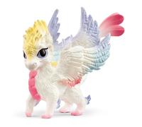 Schleich Bayala - Rainbow Baby Dragon Toy for Girls and Boys - Durable Fantasy Fairy Animal Figurines - Cute Pink and Blue Dragon Figure - Fun Wy