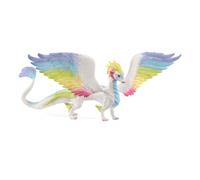 SCHLEICH Bayala Rainbow Dragon Toy Figure, Multi-colour (70728)