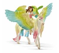 Schleich 70566 Fairy Surah with glitter pegasus unicorn fairy toy BAYALA fairies