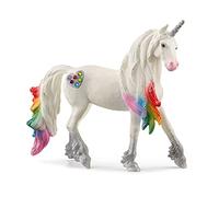 SCHLEICH bayala, Unicorn Toys for Girls and Boys, Rainbow Love Unicorn Stallion with Glitter and Rhinestone Details, Ages 5+