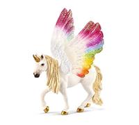 Schleich Bayala - Winged Rainbow Unicorn Toy Figurine - Kids 5+ | 70576